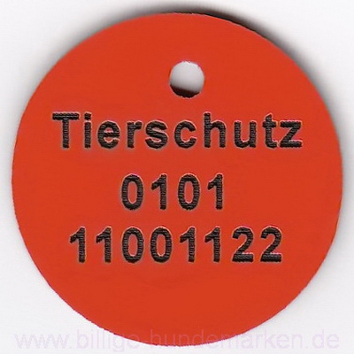 Marke orange/schwarz ES