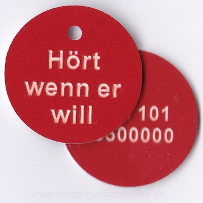 Marke rot/weiss ZS
