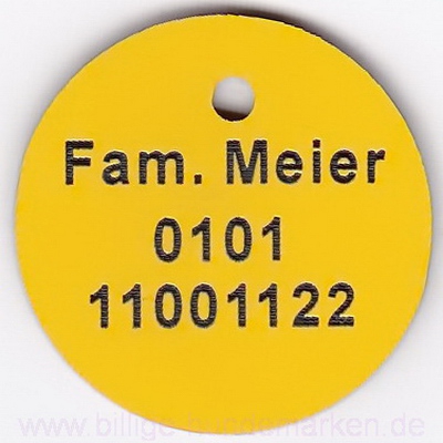 Marke gelb/schwarz ES